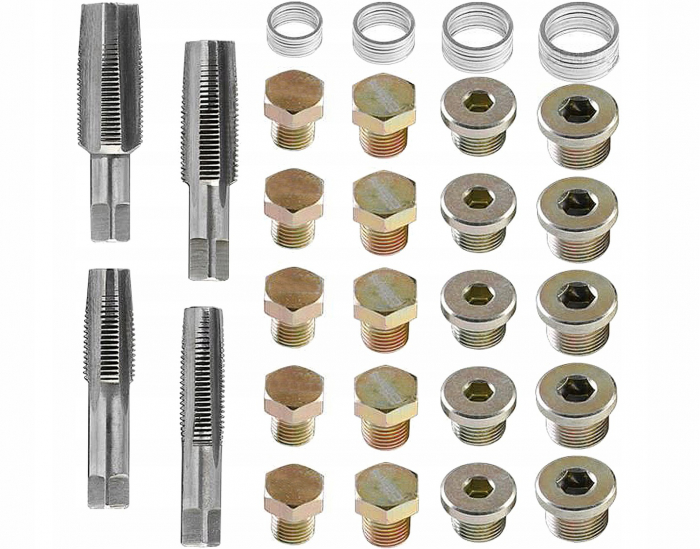 Set kit reparatie filet dop buson baie de ulei 64 piese (V86214) [2]