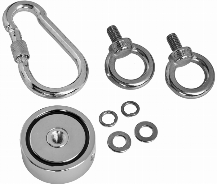 Set magnet neodium ridicat 180kg + franghie 20m (KD10418) [25]