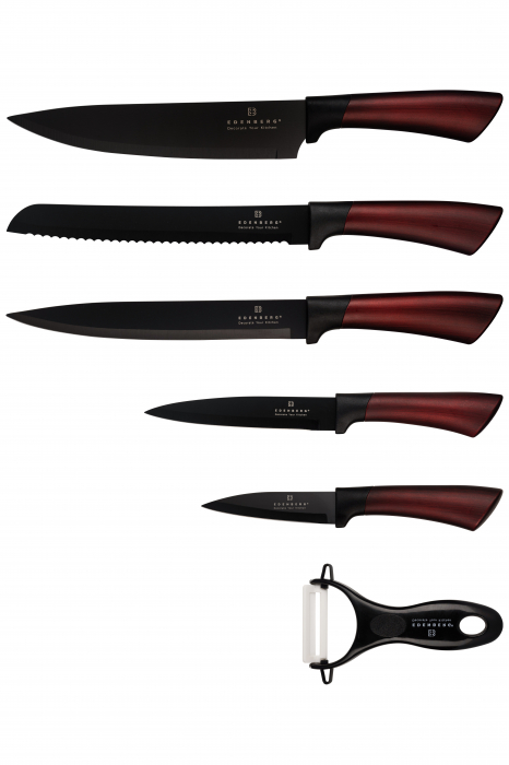 Set oale si tigaie marmorata inox + set cutite otel inoxidabil (EB-4043+EB-5115) [3]