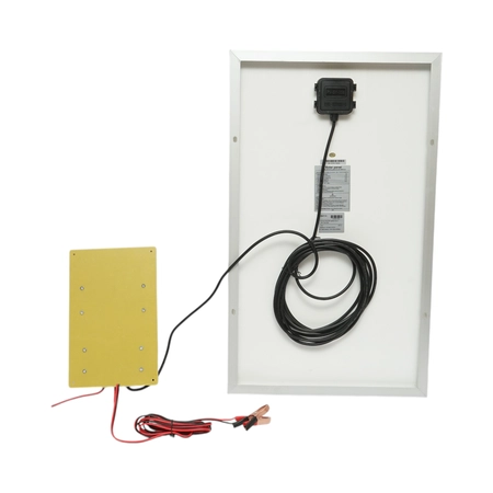 Set panou solar 50W fotovoltaic monocristalin 670x400x25mm cu regulator 10A 12/24V, 2xUSB, cablu baterie 2m DISVJ73 (BK87098) [6]