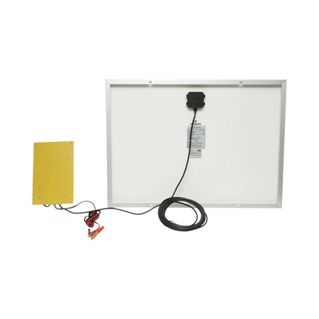 Set panou solar 75W fotovoltaic monocristalin 760x550x25mm cu regulator 10A 12/24V, 2xUSB, cablu baterie 2m DISVJ74 (BK87099) [2]