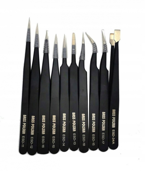 Set pensete profesionale de precizie metalice 10piese (BP-3691) [21]