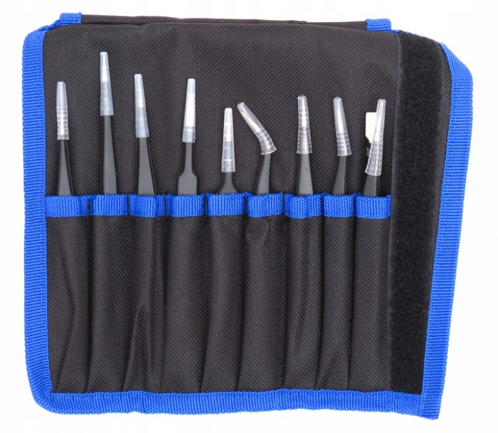 Set pensete profesionale de precizie metalice 10piese (BP-3691) [14]
