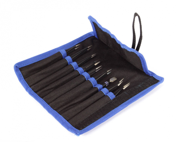 Set pensete profesionale de precizie metalice 10piese (BP-3691) [2]