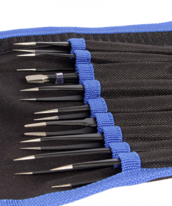 Set pensete profesionale de precizie metalice 10piese (BP-3691) [3]