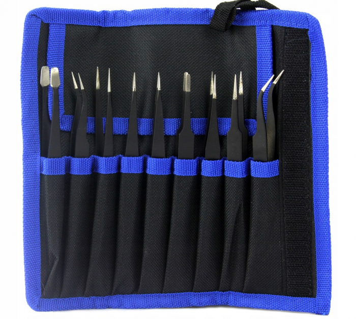 Set pensete profesionale de precizie metalice 9piese (M66799) [2]