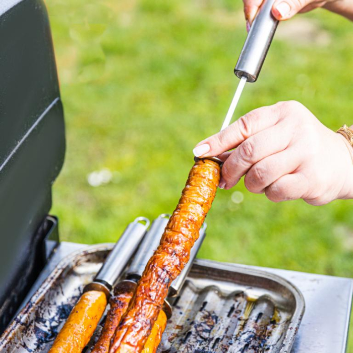 Set pentru gratar din otel inoxidabil in servieta, 10 piese (KB-7901) [6]