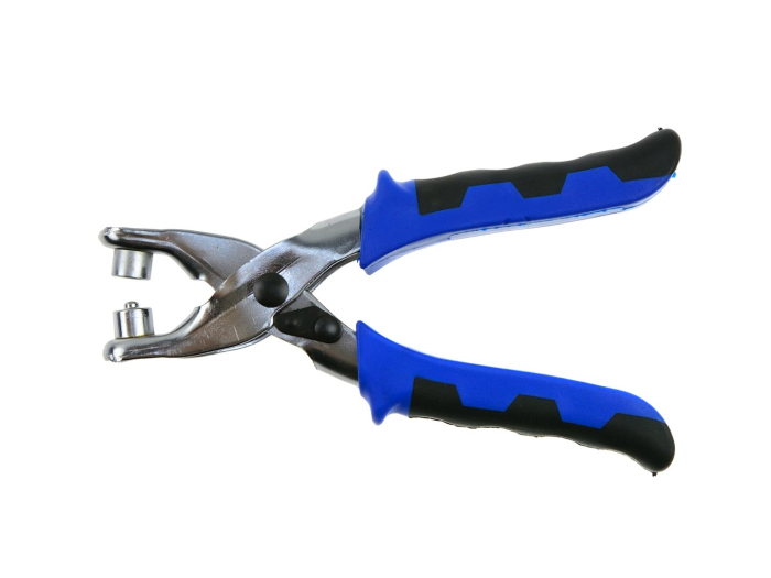 Set pentru prelucrarea pielii cu clesti pentru perforare ochiuri si capse (G01825) [4]