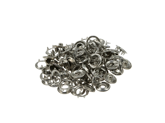 Set pentru prelucrarea pielii cu clesti pentru perforare ochiuri si capse (G01825) [6]