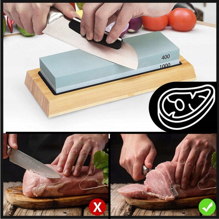 Set piatra ascutit lustruit cutite diferite granulatii (KD10576) [6]