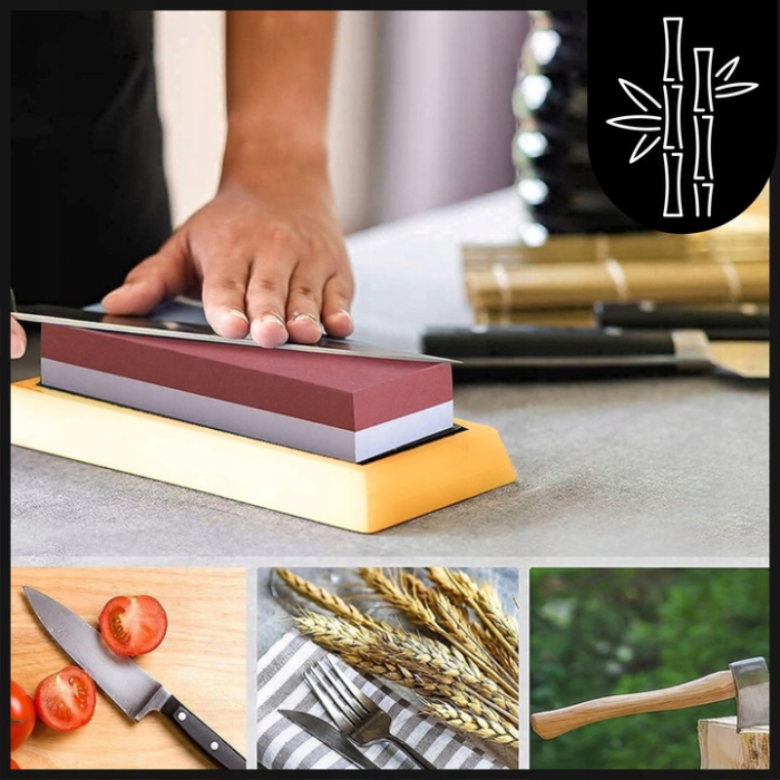 Set piatra ascutit lustruit cutite diferite granulatii (KD10576) [4]