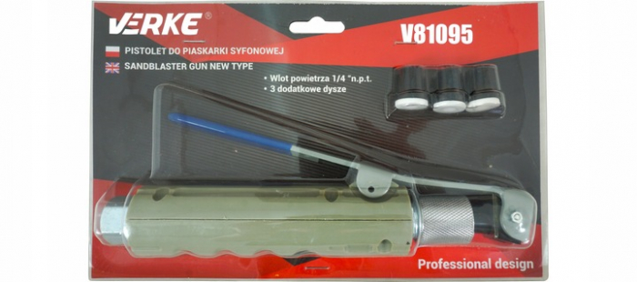 Set pistol sablare sablat + 4 duze 2-2.5-3-3.5mm (V81095) [3]
