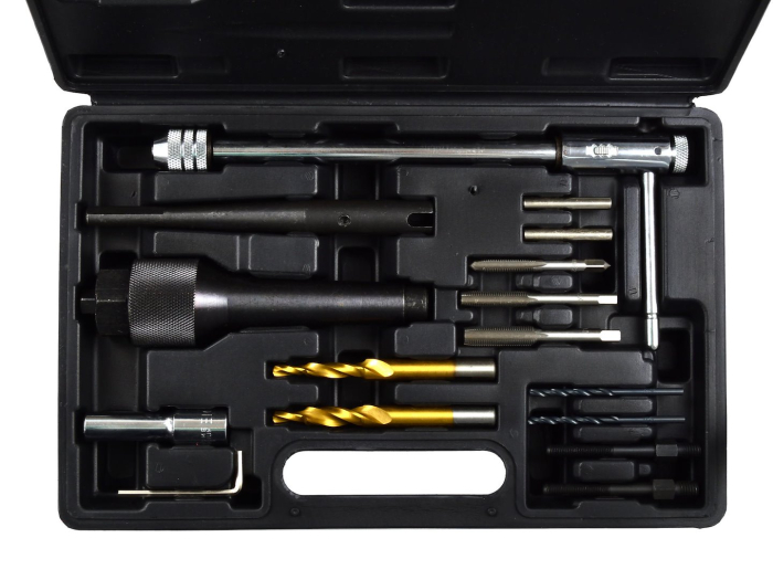 Set profesional pentru demontare bujii incandescente rupte M8 M10 si reparare filet (G02794) [2]