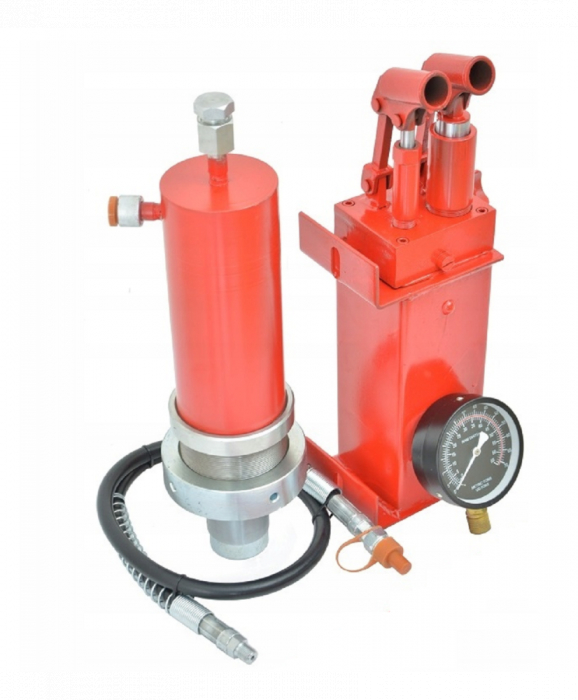 Set reconditionare presa hidraulica 20Tone cu pompa dubla pompa cilindru manometru (FR5024) [2]