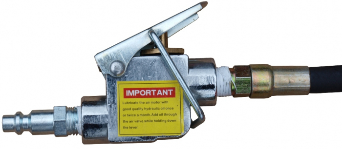 Set reconditionare presa hidraulica pneumatica 50Tone cu pompa cilindru manometru (MT50T-SET-AIR) [4]