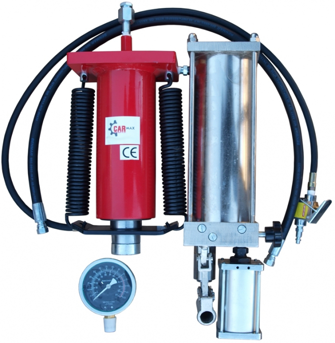 Set reconditionare presa hidraulica pneumatica 50Tone cu pompa cilindru manometru (MT50T-SET-AIR) [1]