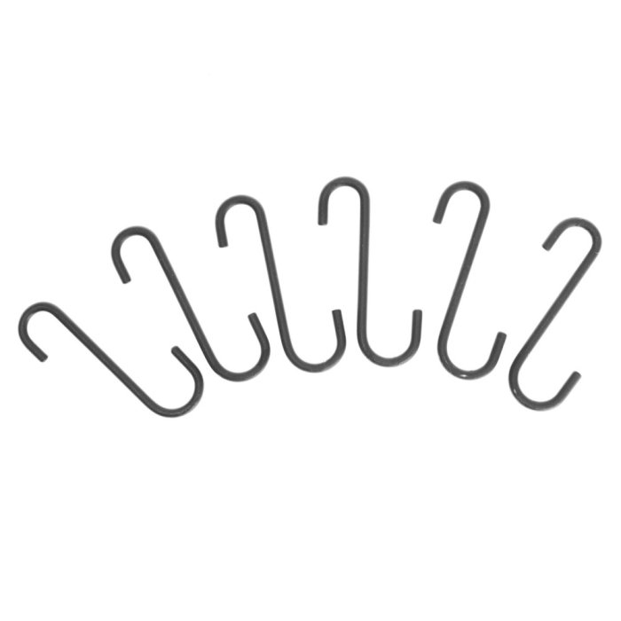 Set reling bucatarie 17 piese negru 150cm cu suporturi si accesorii  (KH-1498) [5]