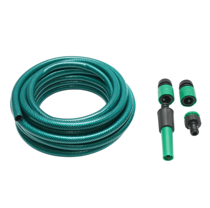 Set rola furtun gradina 12mmx7.5m cu adaptor 3/4-1/2, conectori, cap reglabil 1/2 (DISTN99) [2]