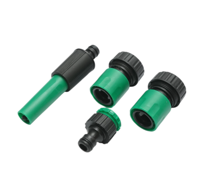 Set rola furtun gradina 19mmx7.5m cu adaptor 3/4-1/2, conectori, cap reglabil 1/2 (DISTP01) [5]