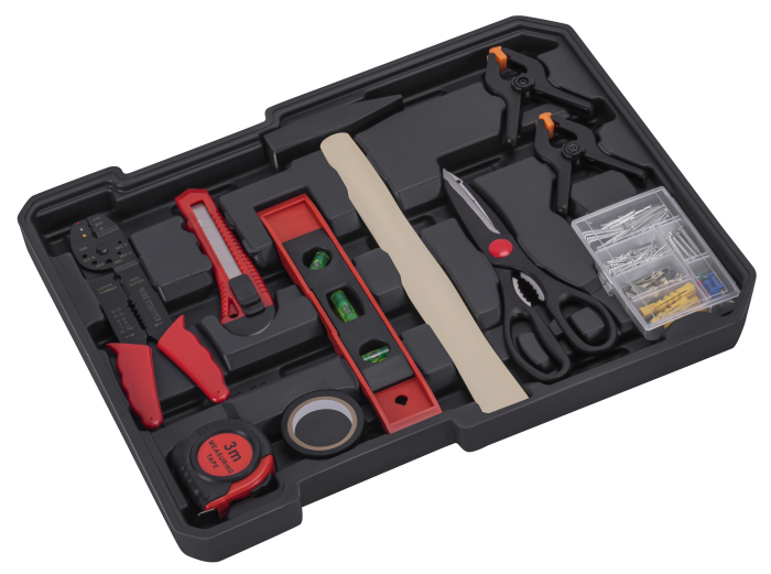 Set scule 187 piese cu chei tubulare clichet clesti si valiza cu roti (KD11357) [10]