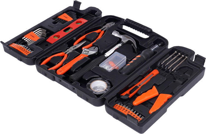 Set scule profesionale 129 piese CrV in valiza pentru atelier garaj reparatii si montaj universal (KD10465) [4]