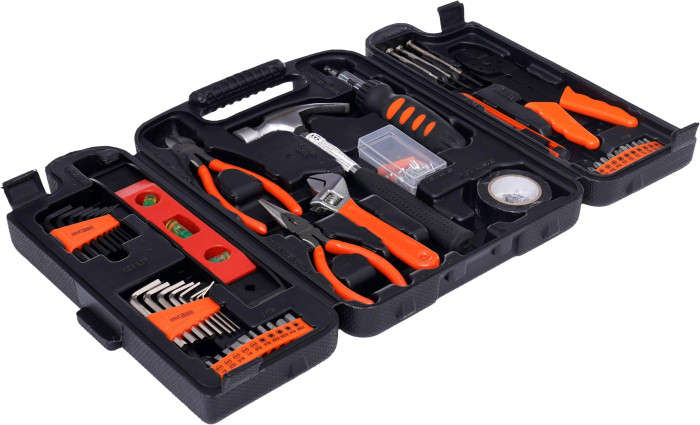 Set scule profesionale 129 piese CrV in valiza pentru atelier garaj reparatii si montaj universal (KD10465) [5]