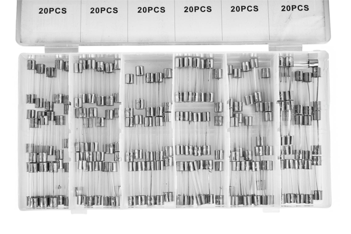 Set sigurante din sticla 5-30A 120 elemente (KD1302) [2]