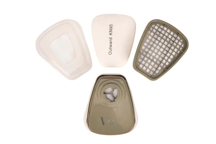 Set suport rotativ de vopsit cu 6 brate si masca de protectie cu filtru (KD349+KD10030) [22]