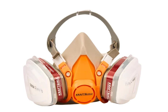 Set suport rotativ de vopsit cu 6 brate si masca de protectie cu filtru (KD349+KD10030) [11]