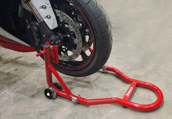 Set suporti motocicleta 450 kg 2 buc, stand stabil pentru intretinere si reparatii moto (V83102) [13]