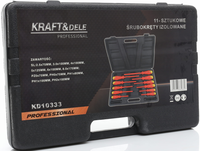 Set surubelnite 11 piese cu suport valiza (KD10333) [16]