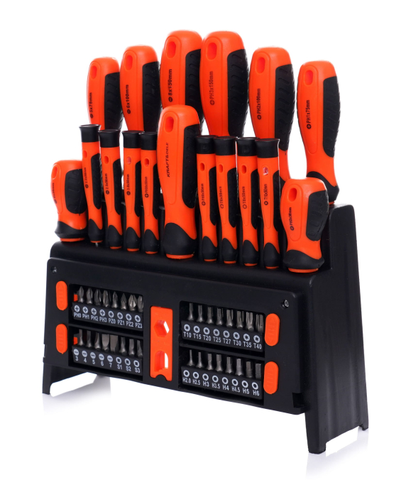 Set surubelnite cu profil PH, plat si torx, 50 bucati (KD10950) [5]