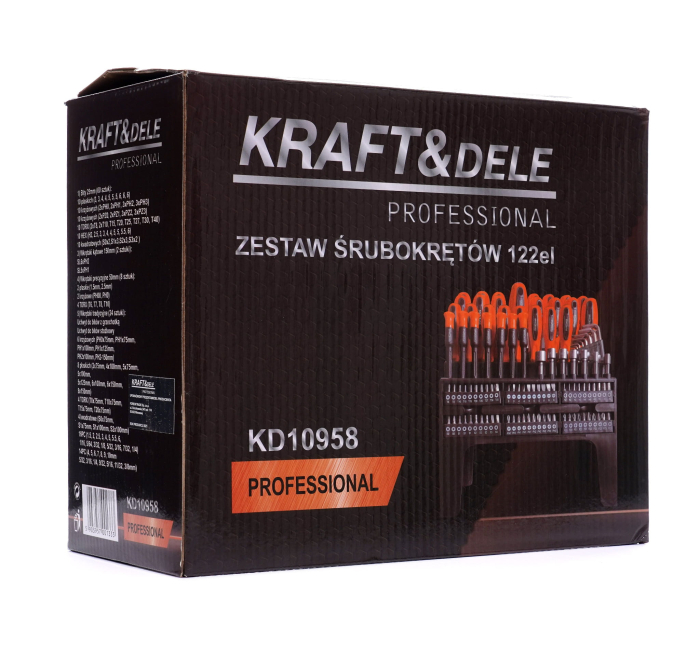 Set surubelnite, imbus, tubulare si biti, 122 elemente (KD10958) [14]