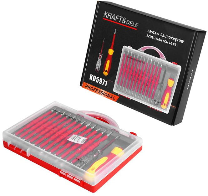 Set surubelnite izolate pentru electricieni 14 bucati (KD5971) [2]
