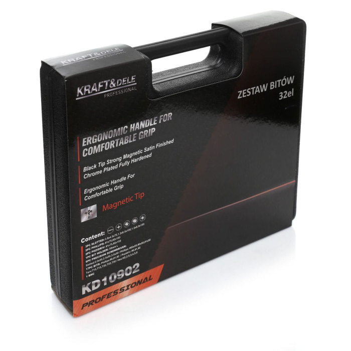Set surubelnite si biti, 32 buc cu suport valiza (KD10902) [2]