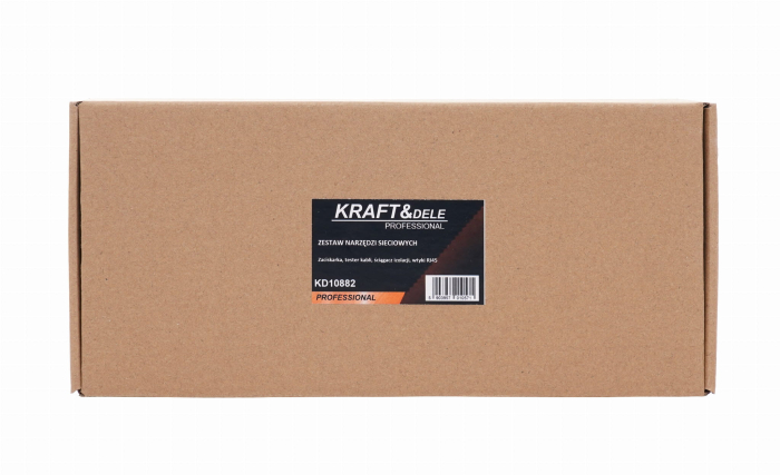 Set tester cleste pentru sertizare conectori RJ45, conectori si mufe retea LAN IT + 100 mufe (KD10882) [7]