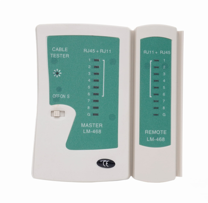 Set tester cleste pentru sertizare conectori RJ45, conectori si mufe retea LAN IT + acceosrii (KD10881) [10]