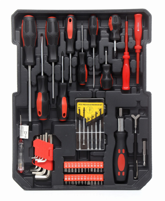 Set trusa chei 188 piese carcasa din aluminiu (KD314) [6]