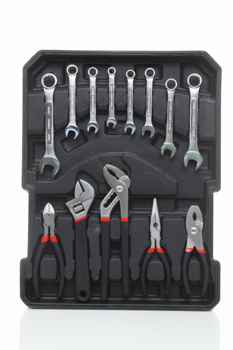 Set trusa chei 188 piese carcasa din aluminiu (KD314) [7]