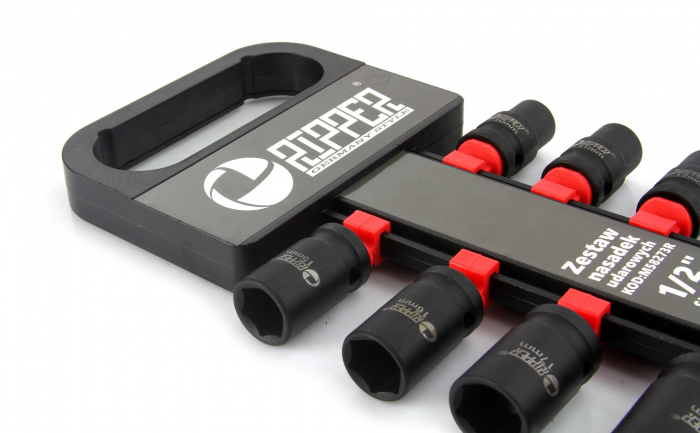 Set trusa chei tubulare impact 1 2 13 piese 10-27mm intarite, pistol impact (M58273R) [5]