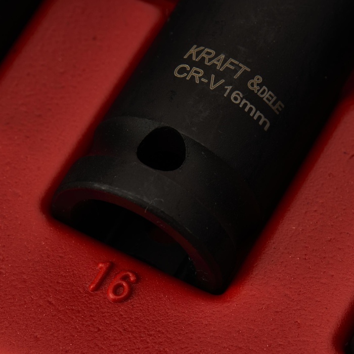 Set trusa chei tubulare impact 1 2 16 piese 10-32mm intarite pistol impact (KD11749) [11]