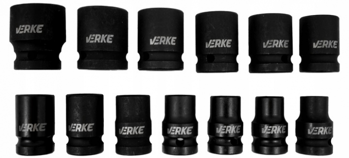 Set trusa chei tubulare impact ½ 13 piese 10-24mm intarite, pistol impact (V39461) [5]