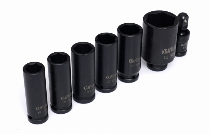 Set trusa chei tubulare impact ½ 16 piese 10-36mm intarite, pistol impact (KD11762) [11]