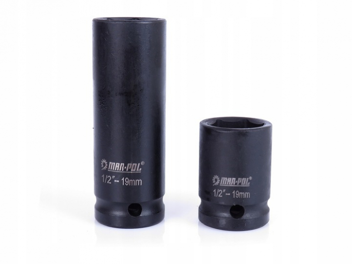 Set trusa chei tubulare impact ½ 20 piese 10-19mm intarite, pistol impact (M58259) [6]