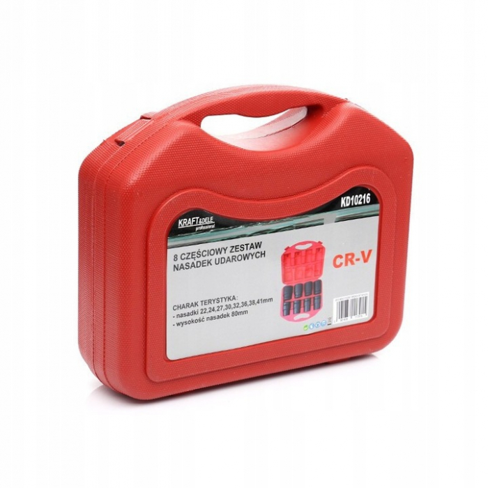 Set trusa chei tubulare impact 3 4 8 piese 22-41 mm intarite, pistol impact (KD10216) [7]
