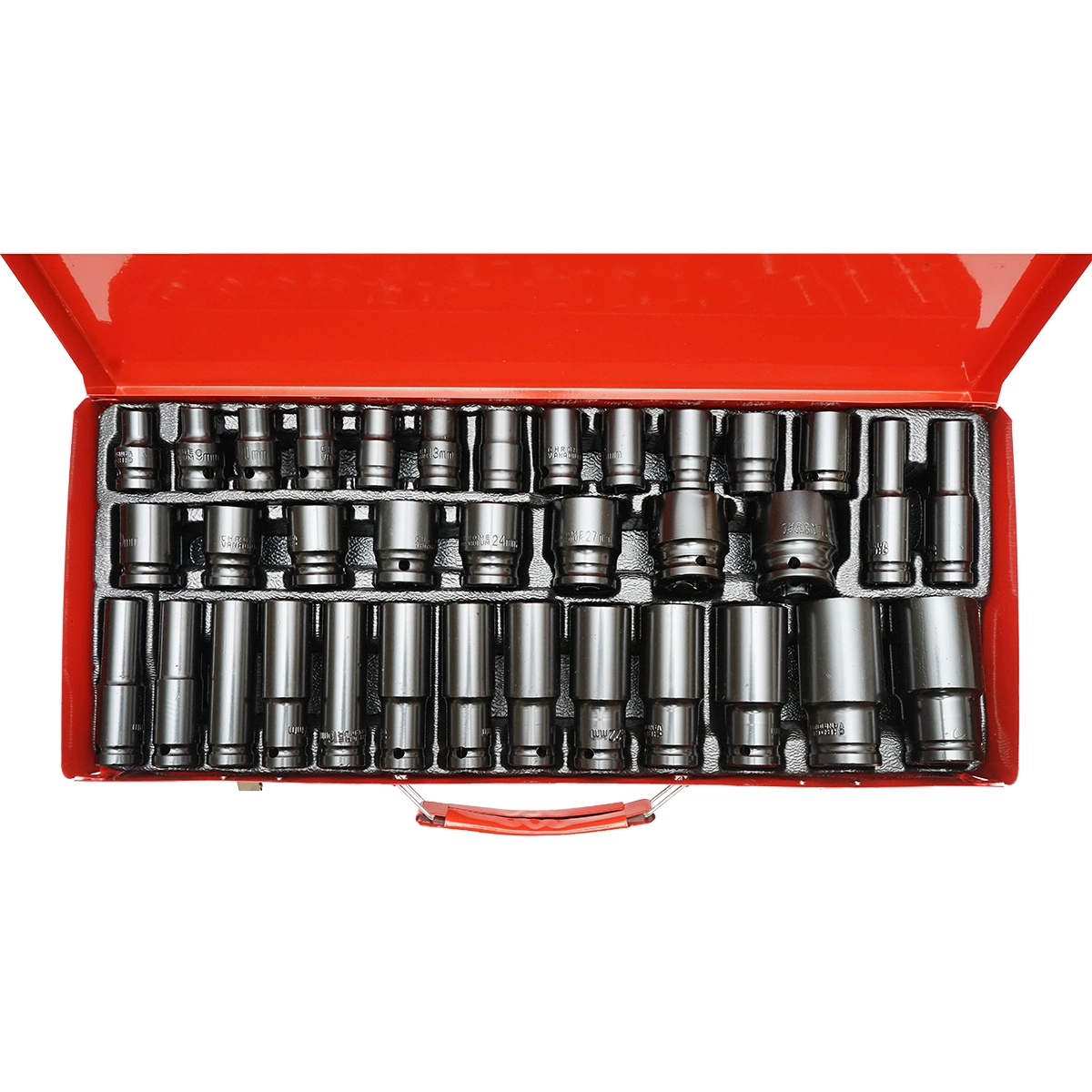 Set trusa chei tubulare impact ½ 35 piese 8-32mm intarite, pistol impact DISLZ43 (BK78564) [3]