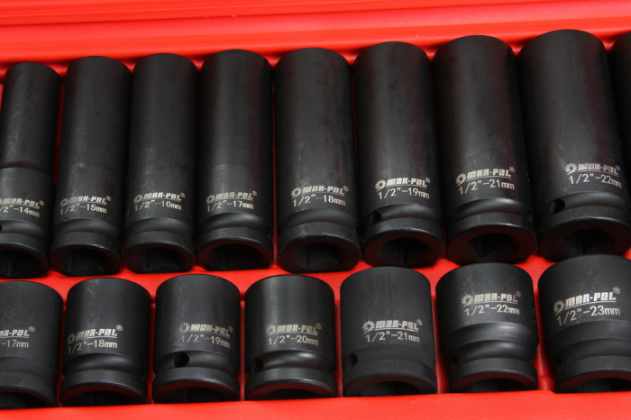 Set trusa chei tubulare impact ½ 35 piese 8-32mm intarite, pistol impact (M58275) [3]