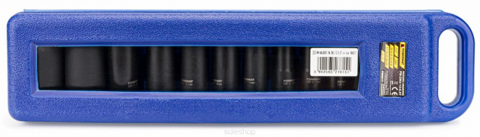 Set trusa chei tubulare impact lungi ½ 13 piese 10-32mm intarite, pistol impact (PM-ZNU-13-0.5T) [2]