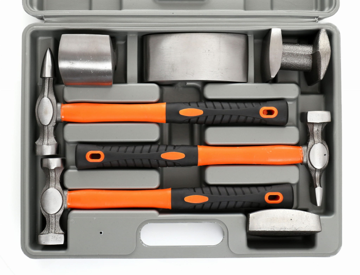 Set trusa ciocane si nicovale tichinigerie tinichigiu 7 buc (KD319) [5]