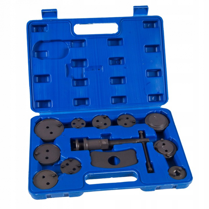 Set trusa presa piston etrier frana 12 piese schimb placute frana, impins pistoane (13100) [3]
